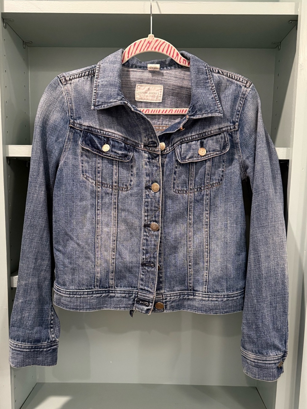 J.Crew Medium Wash Denim Jacket